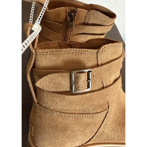 WOMAN'S BOOTS UGG SIZE 6.5 JOSEFENE Chestnut Brown DISPLAY MODEL - Picture 4 of 11